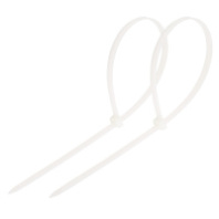 07-0350 Хомут-стяжка кабельная нейлоновая REXANT 350 x4,8 мм, белая, упаковка 100 шт.