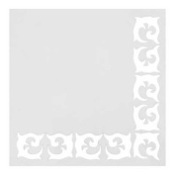 1413157 Трафарет для декора, эффект "Орнамент", 300х300х0,8мм Китай
