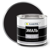 0008095 Эмаль НЦ-132 Лакра Черный 1,7кг Россия (8307563)