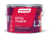 0006110 Лак яхтный алкидно-уретановый PARADE L20 Яхты & Лодки Матовый 10л Россия