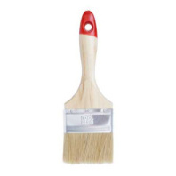 0112115 Кисть плоская "Классик-Эксперт", натуральная щетина, дер. рук., 75мм (аналог 0101130)